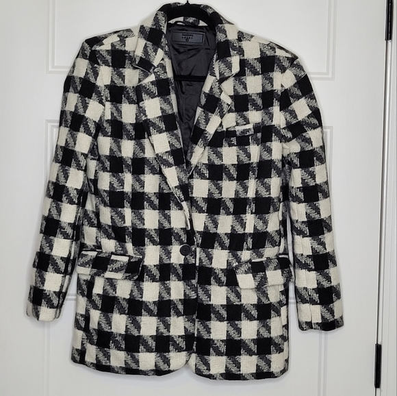 Blank NYC Blazer Houndtooth Woman's  XS - Picture 4 of 8
